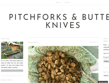 Tablet Screenshot of pitchforksandbutterknives.com